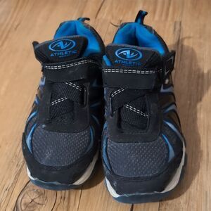 Athletic Works‎ Black and Blue Kids Sneakers Size 12